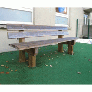 Banc en bois polyval