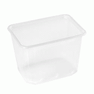 Barquette Transparente Polypro 2000cc par 300 pièces JORIDEAL - transparent plastique polypropylène 5414304171635