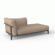 Chaise-longue gauche PASADENA - vert