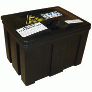 Coffre de transport de produits phytosanitaires et chimiques - PE 100 l - étanche en polyéthylène