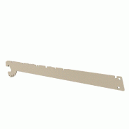 Console S50 3 crochets - longueur 470mm - blanc 9001 - inclinable 4 positions