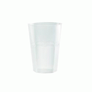 ECOLOMIQUE - 30 Pcs - Gobelet plastique PP réutilisable "Optimal" - 340 ml, Ø79 mm, H108 mm - ECO294OPT2173 - transparent plastique ECO294OPT2173 ECOLOMIQUE - 30 Pcs - Gobelet plastique PP réutilisable "Optimal" - 340 ml, Ø79 mm, H108 mm - ECO294OPT2173 - transparent plastique ECO294OPT2173
