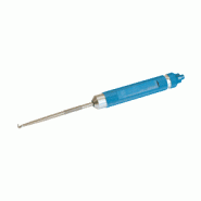 Flexibles de charge 15 cm (x3) avec vannes - J : 1/4"-1/4", RB : 1/4"-5/16"