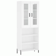 Helloshop26 - Buffet bahut commode armoire meuble de rangement organisateur cuisine salle de séjour salon haut 69,5 x 34 x 180 cm 02_0032695 - 300021 Helloshop26 - Buffet bahut commode armoire meuble de rangement organisateur cuisine salle de séjour salon haut 69,5 x 34 x 180 cm 02_0032695 - 300021