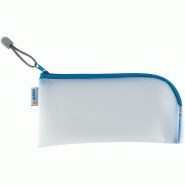 HERMA Sac à fermeture éclair Mesh Bags, 11x23/DL, EVA, bleu - 20003