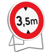 Panneaux Taliasign B 650 mm classe 2 Interdictions, Obligations, Prescriptions et Fins - PNTLGLV2B12-TL01/P_0