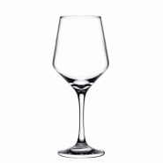 Pasabahce - lot 18 verres à pied ivory 33.5cl en verre transparent - 8693357612488