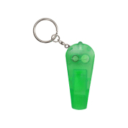 Porte-clés lampe/sifflet en plastique frosty
