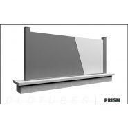 Prism - clôture en aluminium - bredok - couleur éclatante