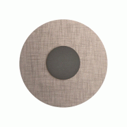 ROSSINI ILLUMINAZIONE Solaris Applique 12W 3000K Cri90 Ip20 - Structure En Titane Avec Abat-Jour En Tissu Ivoire, Applique Design - Groupe Rossini - b