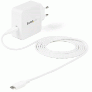 StarTech.Com Chargeur mural USB-C 1 port avec une puissance de 60 W - Intérieur - CA - 20 V - Blanc - 65030883818