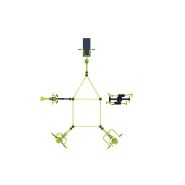 Station Combo 5-1 - Barre traction, Elliptique, Pull, Push, Chest Press, Cavalcade, TRX_1