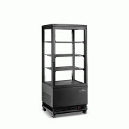 Vitrine réfrigérée positive noire 68 Litres Full Black PREMIUM - GOLDINOX - inox 3701770829682 Vitrine réfrigérée positive noire 68 Litres Full Black PREMIUM - GOLDINOX - inox 3701770829682