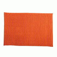 WellHome - Tapis de bain en microfibre 40x60cm couleur orange - Oruga - orange WH17170_0