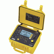CHAUVIN ARNOUX - Contrôleur d'isolement à tension d'essais programmable 40V-5kV 10 Tohm - Boitier chantier IP53