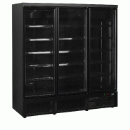 Congélateur vertical vitré Atom Maxi F3DBB (1563 / 1090L) Noir TEFCOLD