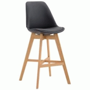 Décoshop26 - Tabouret de bar chaise haute design scandinave moderne en synthétique 10_0001154 - 3000698569602