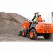 Dumper compact - D201RHGS - Ausa - capacité 2 tonnes - pelle autochargeable - benne rotative - traction 4x4