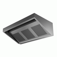 Gastro-Inox Hotte d'aspiration en inox avec moteur, 1000(L)X1100(P)X450(H)Mm - 7445908679683