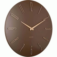 Horloge murale en métal Esmerado 60 cm marron Karlsson - marron 8714302770883 Horloge murale en métal Esmerado 60 cm marron Karlsson - marron 8714302770883