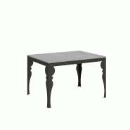 Itamoby Table Extensible 90X120/224 Cm Paxon Evolution Ciment Structure Anthracite - gris VE120TAPXNEVO-CM-AN