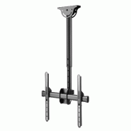 KIMEX - Support plafond écran TV 32"-75", Hauteur 56-91cm, Inclinable - 3700685427631