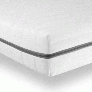 Sleepneo Matelas en mousse froide 70x200 cm, hauteur 15 cm, matelas 7 zones, fermeté H2/H3. - blanc MA1507201BP100