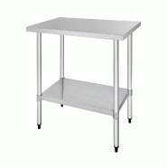 Table en acier inoxydable sans rebord 900x700x900mm - PGJ501