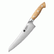 XinZuo - Couteau de congélation – Série X02O Pin - 21 cm - fabriqué en acier composite 3 couches - multicolore X02O-DR