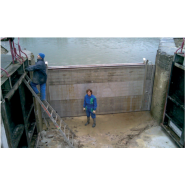 Batardeau  d'isolement de canal efficace et durable pour la protection des infrastructures de tous ordres