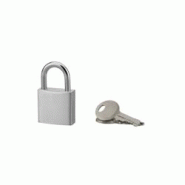 Cadenas à clé, extérieur, alu, 30mm, anse acier nickelé, 2 clés - Serrurerie de Picardie - gris 3150268281301 Cadenas à clé, extérieur, alu, 30mm, anse acier nickelé, 2 clés - Serrurerie de Picardie - gris 3150268281301