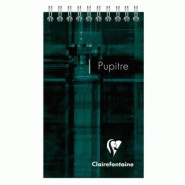 Clairefontaine Lot de 5 Bloc Metric Pupitre format 85x140, 80 feuilles 90 g/m² reliure intégrale, quadrillé 5x5 - 3329680862201