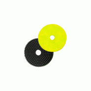 DIAMWOOD EXPERT EN EQUIPEMENT Pad de Polissage Diamanté à Eau Auto-Agrippant D.125 mm x Gr. 50 - Granit, Marbre, Pierre Naturelle - Diamwood - gris