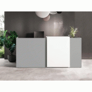 Banque d'accueil Accolta About Office finition bois moderne design italien Banque d'accueil Accolta About Office finition bois moderne design italien