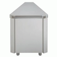 Mobilier self-service neutre angle externe 45° - 700x700x850 mm - 10733600 Eurast - gris inox 10733600 Mobilier self-service neutre angle externe 45° - 700x700x850 mm - 10733600 Eurast - gris inox 10733600