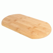 Planche ovale bambou 17x30x1,5cm - par 1