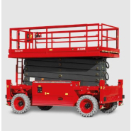 Plateforme à ciseaux tout-terrain  - Capacité de charge 1000 kg - Hauteur de travail 32 m - MAGNITHDS3225RT -