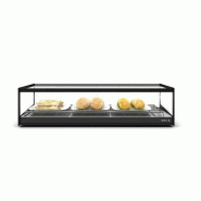Vitrine chauffante 1190mm avec LED Chaleur sèche Série CALENTADOR LOGIC 1P SAHARA Sayl