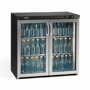 Arrière-bar 2 portes battantes vitrées 215L - H 900mm | Gamko - MG3/250GCS