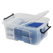 Bac de rangement multi-usages Strata by CEP 12L transparent Bac de rangement multi-usages Strata by CEP 12L transparent
