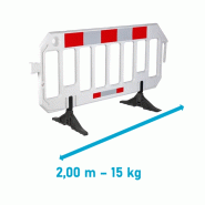 Barrière blanche de protection 15 kg