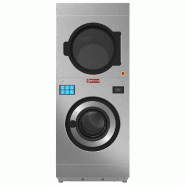 Diamond - Lave-linge à super essorage 18 kg (électrique) + séchoir rotatif 18 kg (électrique) TOUCH SCREEN - réf. DEEB/18-TS/N - inox AKS-DEEB/18-TS/N
