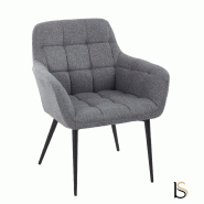 Fauteuil d'accueil en tissu Mayfair - Sitek