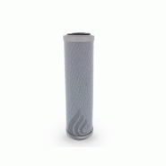 Filtre charbon actif bloc 9 3/4" 10 microns - CSC10-3 Filtre charbon actif bloc 9 3/4" 10 microns - CSC10-3
