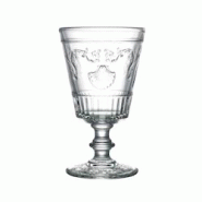 La Rochère - Lot de 6 grands verres à vin Versailles - Verre pressé épais et résistant - Transparent - Fabrication française La Rochère - Lot de 6 grands verres à vin Versailles - Verre pressé épais et résistant - Transparent - Fabrication française