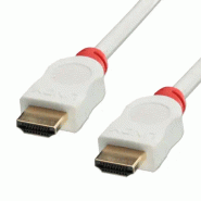 LINDY HDMI High Speed Cable White 0.5m Type A/A Flat