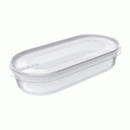 Plast team Boîte de congélation Helsinki, 0,4 litre, ovale - 5707672975548