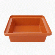 PLAST'UP ROTOMOULAGE Bac de rangement empilable 30l - ORANGE - orange plastique 0750122558551
