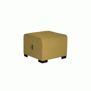 Pouf 1 place jaune safran Pouf 1 place jaune safran