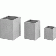 Royal Catering - Royal Catering RC_FPOT_02 Lot de 3 pots de fleurs en acier inoxydable 20 x 20 x 25 cm/27 x 27 x 38 cm/32 x 32 x 45 cm - 4062859193513 Royal Catering - Royal Catering RC_FPOT_02 Lot de 3 pots de fleurs en acier inoxydable 20 x 20 x 25 cm/27 x 27 x 38 cm/32 x 32 x 45 cm - 4062859193513